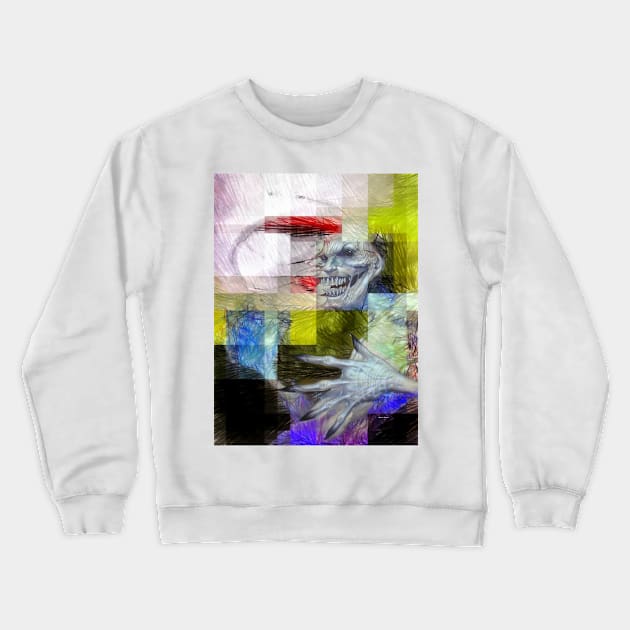 Halloween Mask #3 Crewneck Sweatshirt by RafaelSalazar